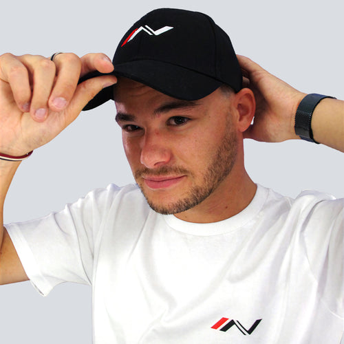 Casquette InFX Héritage noire portée