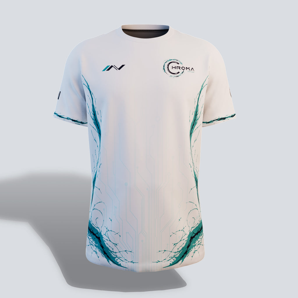 Maillot blanc Chroma eSport 2026 - Unisexe
