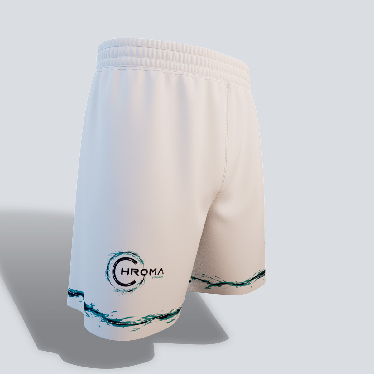 Short Chroma eSport blanc 2026 - Unisexe