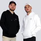 Sweat à capuche InFX Héritage homme porté (coupe oversize)
