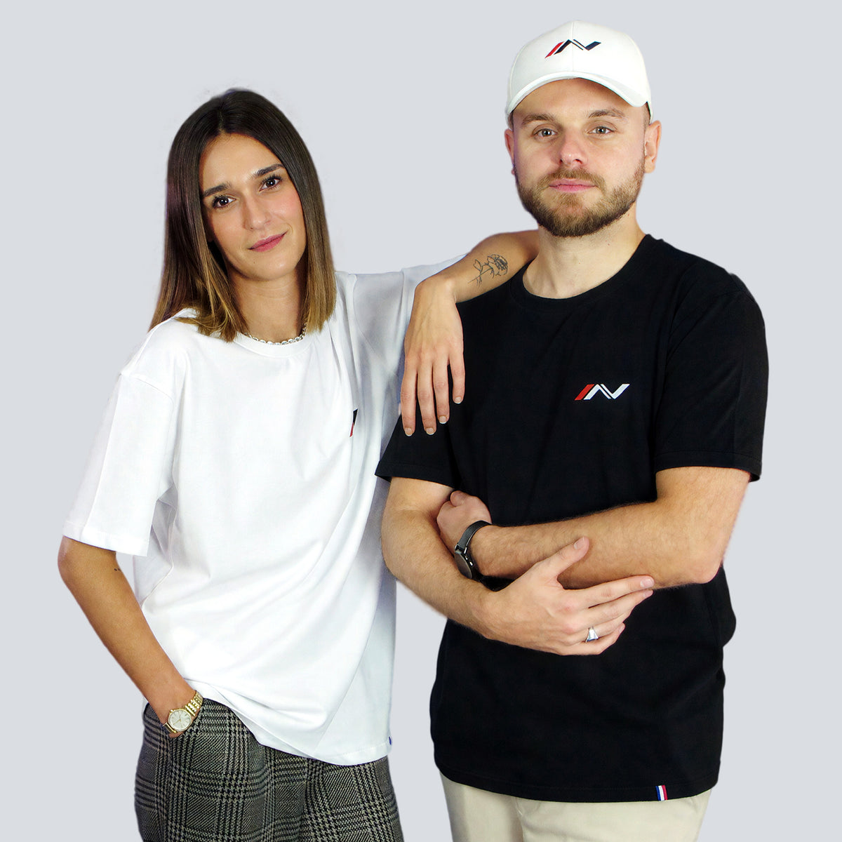 T-shirt InFX Héritage porté (coupe oversize)